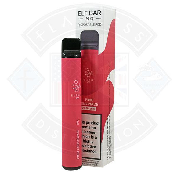 Elf Bar Disposable Device Pink Lemonade 2% Nicotine