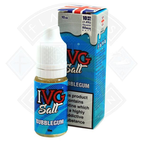 I VG Salt Bubblegum 10mg 10ml TPD Compliant e-liquid