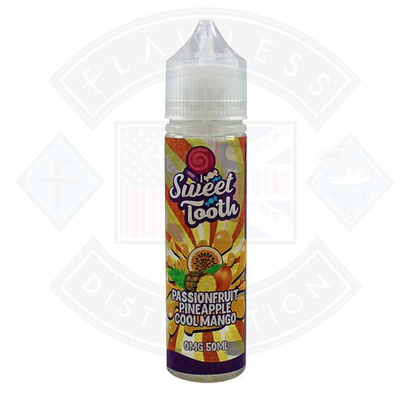 Sweet Tooth Passion Fruit Pineapple Cool Mango 50ml 0mg Shortfill