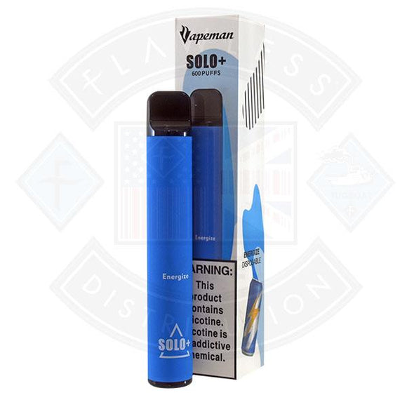 Vapeman Solo+ Disposable Energize 2% Nicotine 2ml