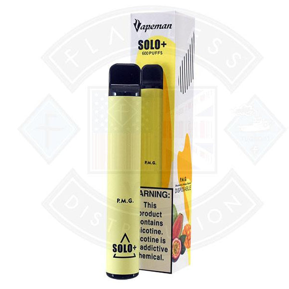 Vapeman Solo+ Disposable P.M.G 2% Nicotine 2ml
