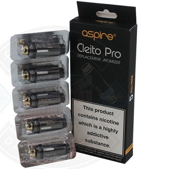 Aspire Cleito PRO Coils Replacement Atomizer 5pack - Litejoy E-Cigarettes and Vaping products