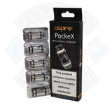 5 Pack Aspire PockeX Replacement Atomizer Coil (5 pack) - Litejoy E-Cigarettes and Vaping products