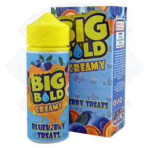 Big Bold Creamy - Blueberry Treats 0mg 100ml Shortfill