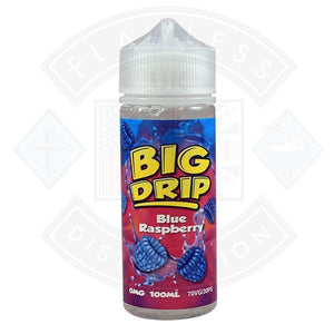 Big Drip Blue Raspberry 0mg 100ml Shortfill