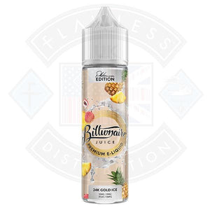 Billionaire Juice Platinum Series - 24K Gold Ice 0mg 50ml Shortfill