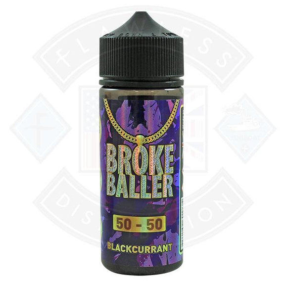 Broke Baller Blackcurrant 0mg 80ml Shortfill E-Liquid