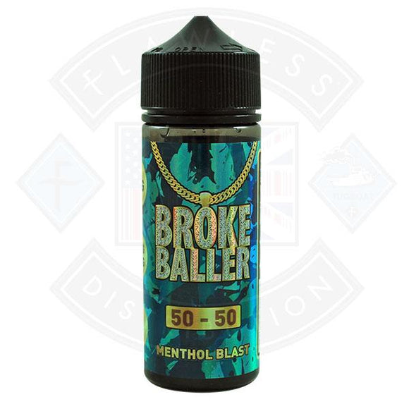 Broke Baller Menthol Blast 0mg 80ml Shortfill E-Liquid