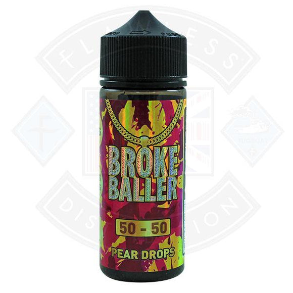 Broke Baller Pear Drops 0mg 80ml Shortfill E-Liquid