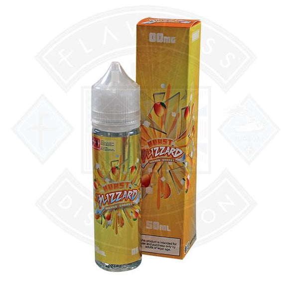Burst Blizzard Mango Brrrst 50ml 0mg shortfill e-liquid - Litejoy E-Cigarettes and Vaping products