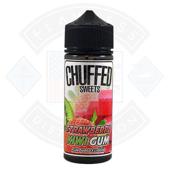 Chuffed Sweets - Strawberry Kiwi Gum 0mg 100ml Shortfill E-Liquid