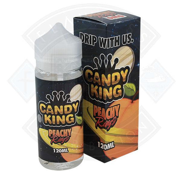 Candy King Peachy Rings 0mg 100ml Shortfill - Litejoy E-Cigarettes and Vaping products