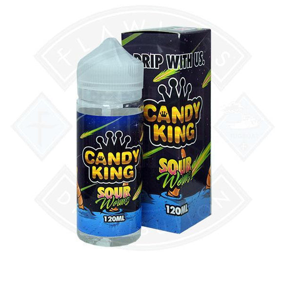 Candy King Sour Worms 0mg 100ml Shortfill E-liquid - Litejoy E-Cigarettes and Vaping products