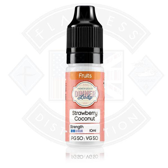 Dinner Lady Fruits 50/50 Strawberry Coconut 10ml