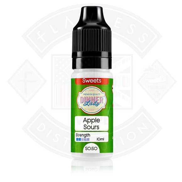 Dinner Lady Sweets 50/50 Apple Sours 10ml
