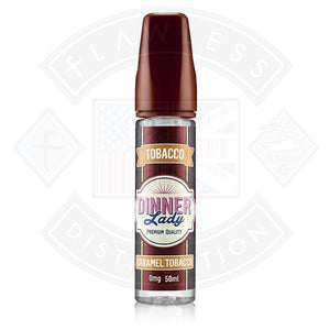 Dinner Lady Tobacco - Caramel Tobacco 0mg 50ml Shortfill