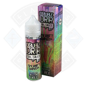DOUBLE DRIP SHERBERT RAINBOW 0MG 50ML SHORTFILL E-LIQUID - Litejoy E-Cigarettes and Vaping products