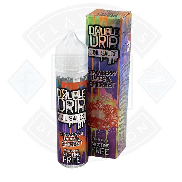 DOUBLE DRIP STRAWBERRY LACES AND SERBERT 0MG 50ML SHORTFILL E-LIQUID - Litejoy E-Cigarettes and Vaping products