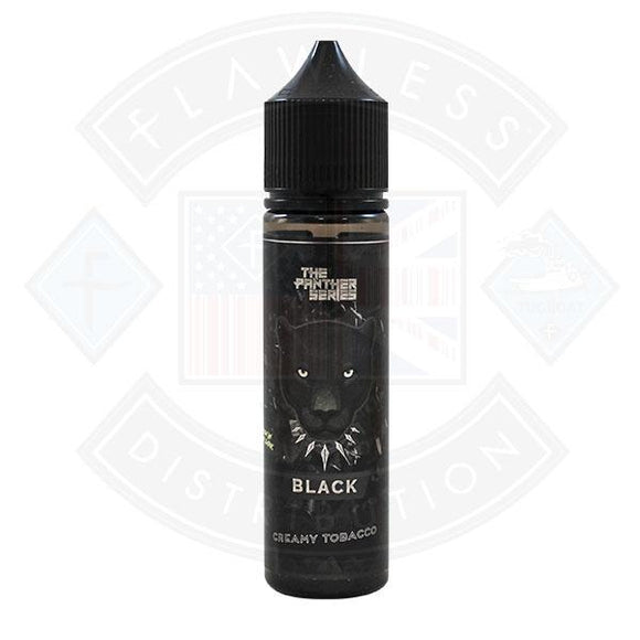 Dr Vapes The Panther Series - Black Creamy Tobacco 50ml 0mg shortfill e-liquid