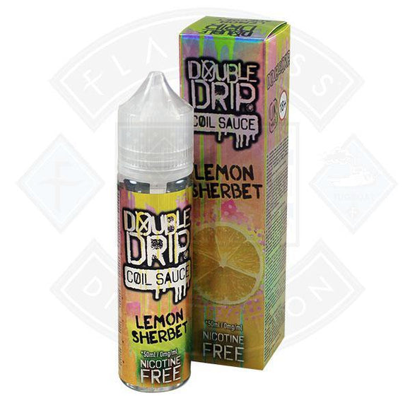 DOUBLE DRIP LEMON SHERBERT 0MG 50ML SHORTFILL E-LIQUID - Litejoy E-Cigarettes and Vaping products