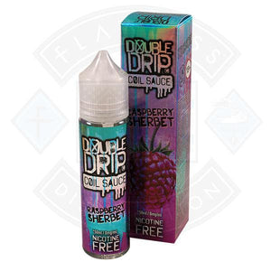DOUBLE DRIP RASPBERRY SHERBERT 0MG 50ML SHORTFILL E-LIQUID - Litejoy E-Cigarettes and Vaping products