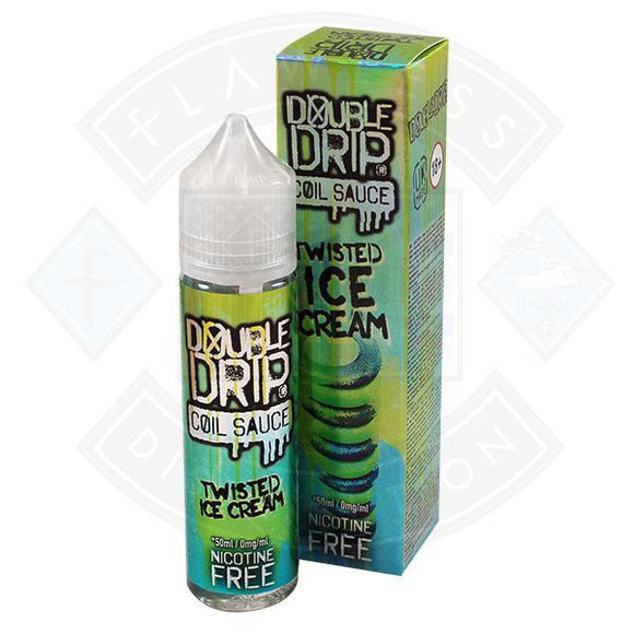 DOUBLE DRIP TWISTED ICE CREAM 0MG 50ML SHORTFILL E-LIQUID - Litejoy E-Cigarettes and Vaping products