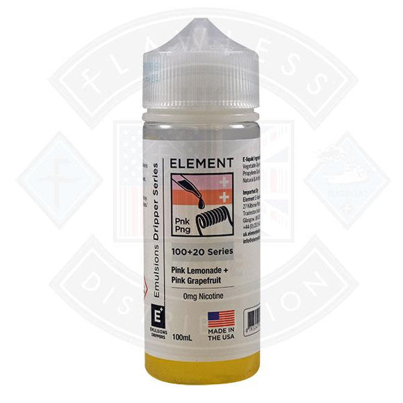 Element Emulsion - Pink Lemonade & Pink Grapefruit 0mg 100ml Shortfill