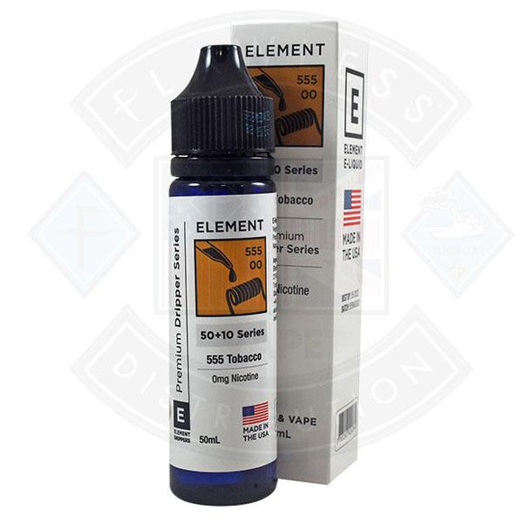 Element E-Liquid - 555 Tobacco 0mg 50ml Shortfill