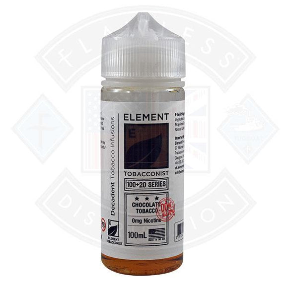 Element Tobacconist - Chocolate Tobacco Tobacco 0mg 100ml Shortfill