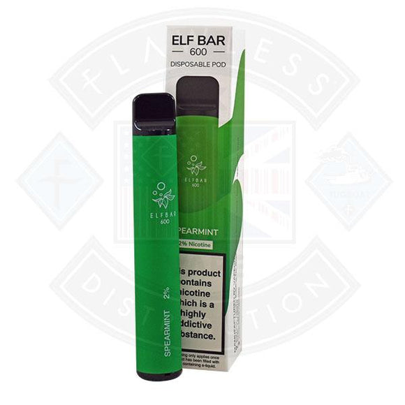 Elf Bar Disposable Spearmint 2% Nicotine