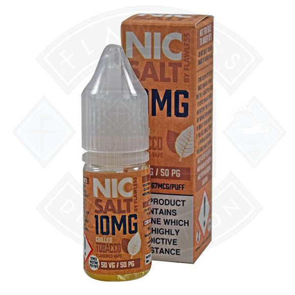 Nic Salt - Chilled Tobacco 10mg 10ml By Flawless