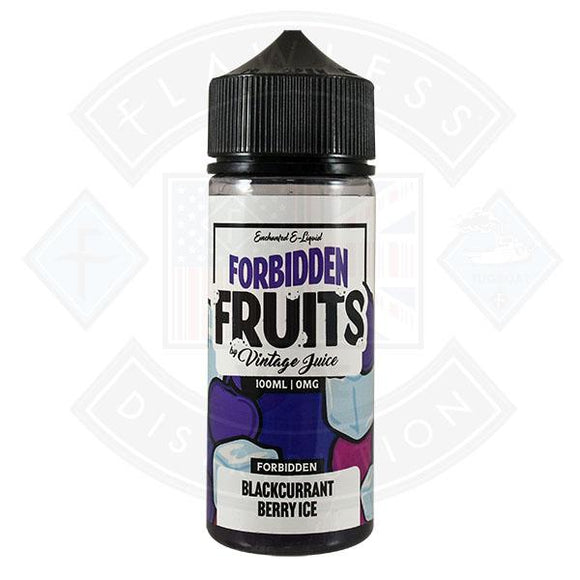 Forbidden Fruits by Vintage Juice - Blackcurrant Berry Ice 0mg 100ml Shortfill