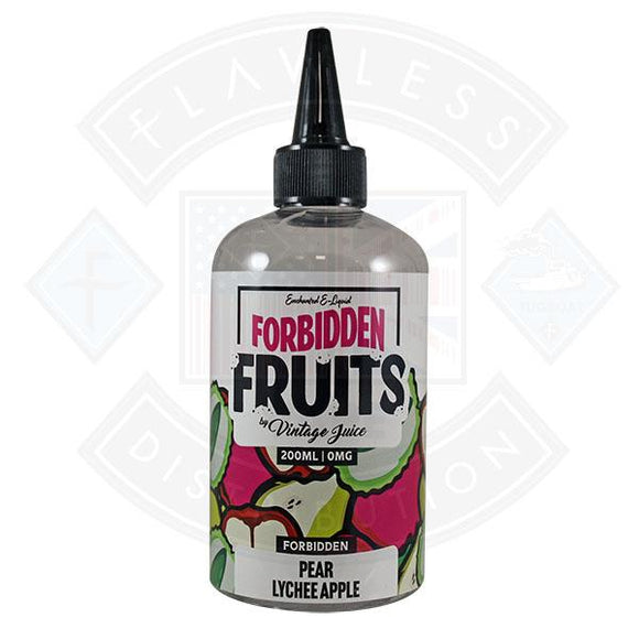 Forbidden Fruits by Vintage Juice - Pear Lychee Apple 0mg 200ml Shortfill
