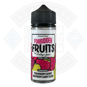 Forbidden Fruits by Vintage Juice - Strawberry Cherry Raspberry Candy Slush 0mg 100ml Shortfill