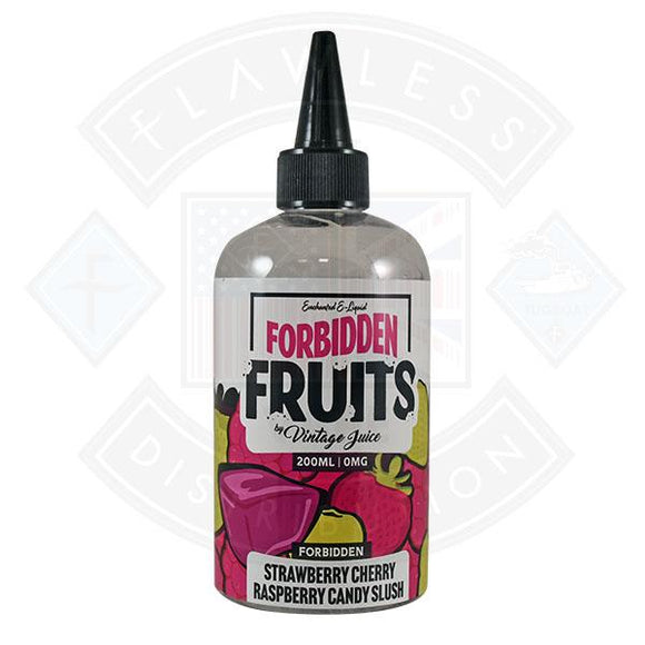 Forbidden Fruits by Vintage Juice - Strawberry Cherry Raspberry Candy Slush 0mg 200ml Shortfill