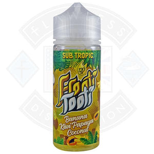 Frooti Tooti- Banana Kiwi Papaya Coconut 0mg 100ml Shortfill