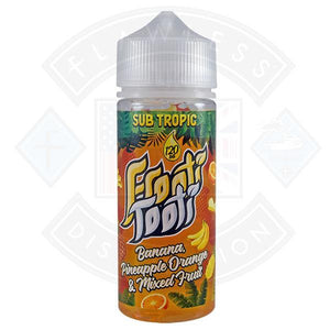 Frooti Tooti- Banana Pineapple Orange Mixed Fruit 0mg 100ml Shortfill