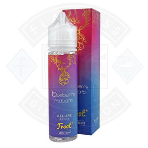 Froot Allure Series- Blueberry Rhubarb 0mg 50ml Shortfill