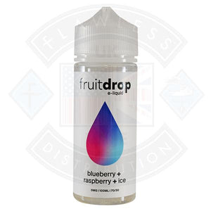 Fruit Drop - Blueberry+ Raspberry + Ice 0mg 100ml Shortfill