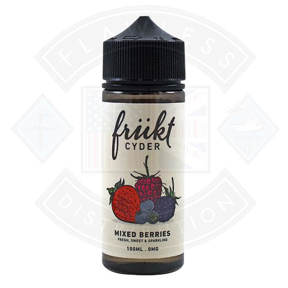 Frukt Cyder E-Liquid - Mixed Berries 0mg 100ml Shortfill