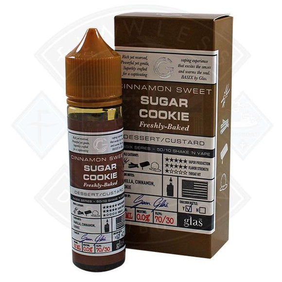 Basix Series Cinnamon Sweet Sugar Cookie by Glas 50ml Short Fill E Liquid