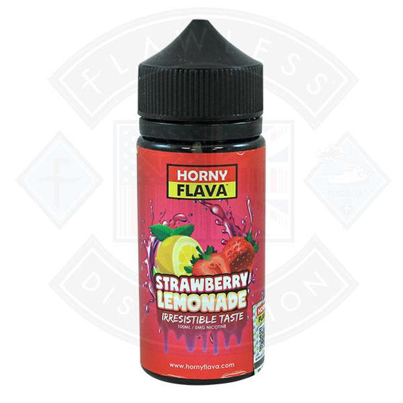 Horny Strawberry Lemonade 100ml 0mg E-Liquid