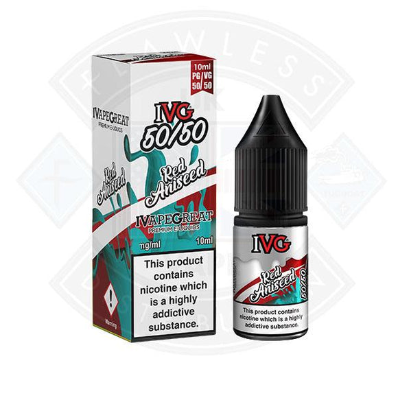 IVG 50:50 Red Aniseed TPD Compliant e-liquid