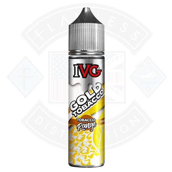 IVG Tobacco - Gold 0mg 50ml Shortfill