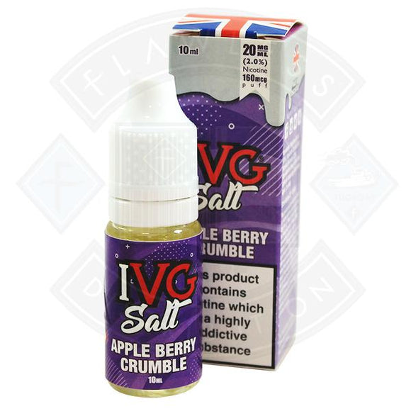I VG Salt Apple Berry Crumble 20mg 10ml TPD Compliant e-liquid