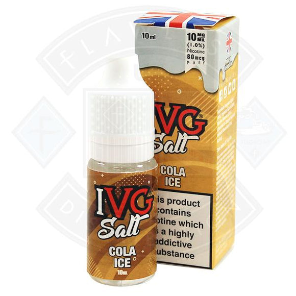 I VG Salt Cola Ice 10mg 10ml TPD Compliant e-liquid