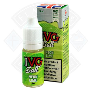 I VG Salt Neon Lime 10mg 10ml TPD Compliant e-liquid