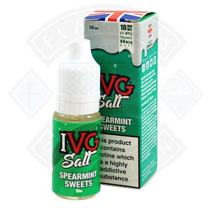 I VG Salt Spearmint Sweets 10mg 10ml TPD Compliant e-liquid