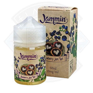 My Vapery Jammin - Blueberry Jam Tart 50ml 0mg shortfill e-liquid