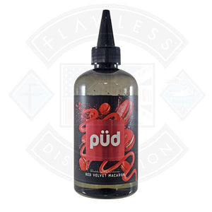 PUD Pudding & Decadence Red Velvet Macaron 0mg 200ml Shortfill E-Liquid